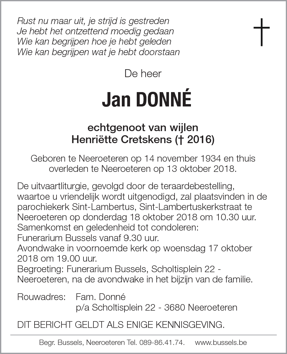Jan DONNÉ