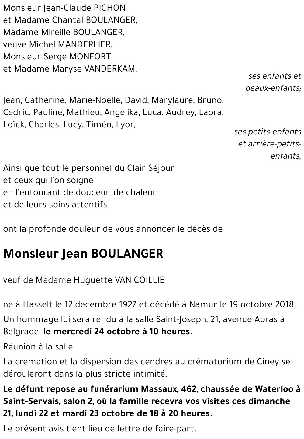 Jean BOULANGER