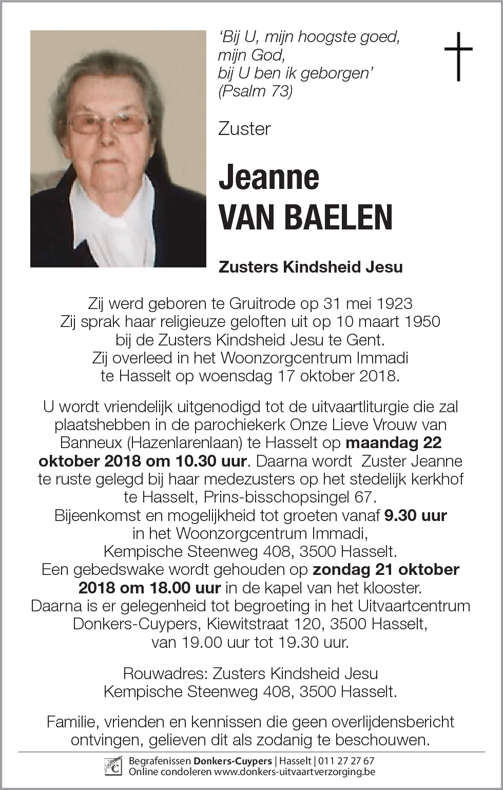 Jeanne Van Baelen