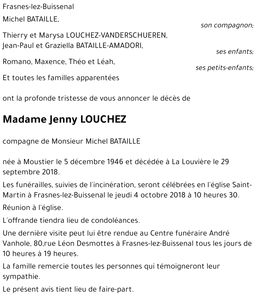 Jenny LOUCHEZ