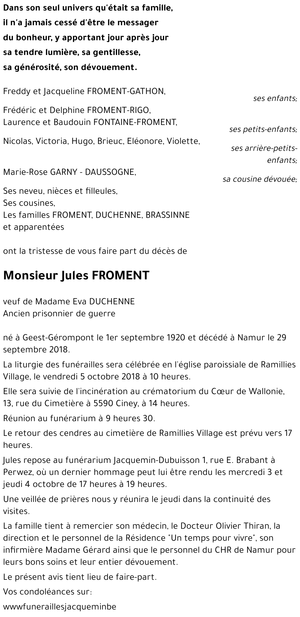 Jules FROMENT