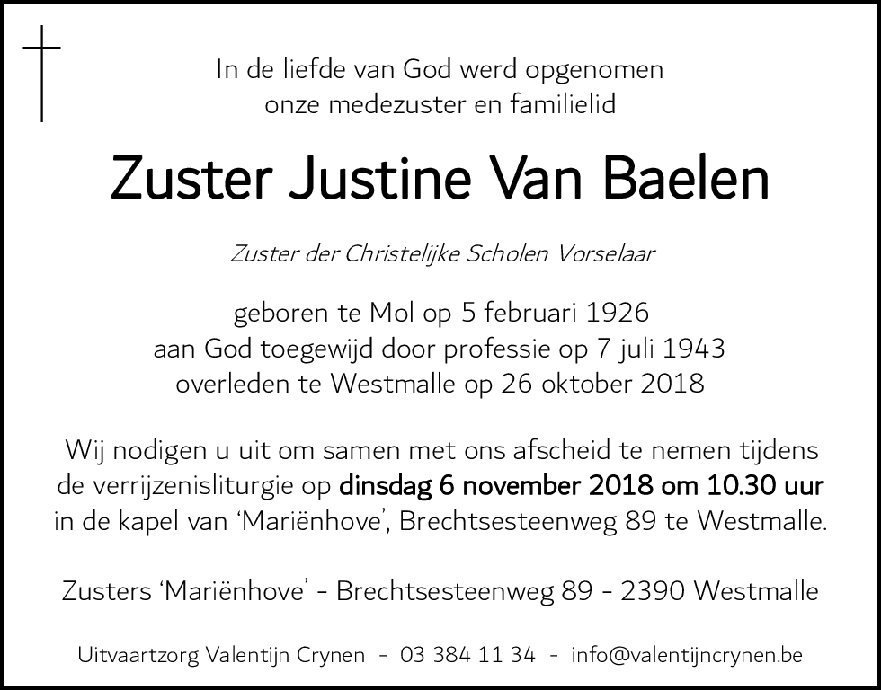 Justine Van Baelen