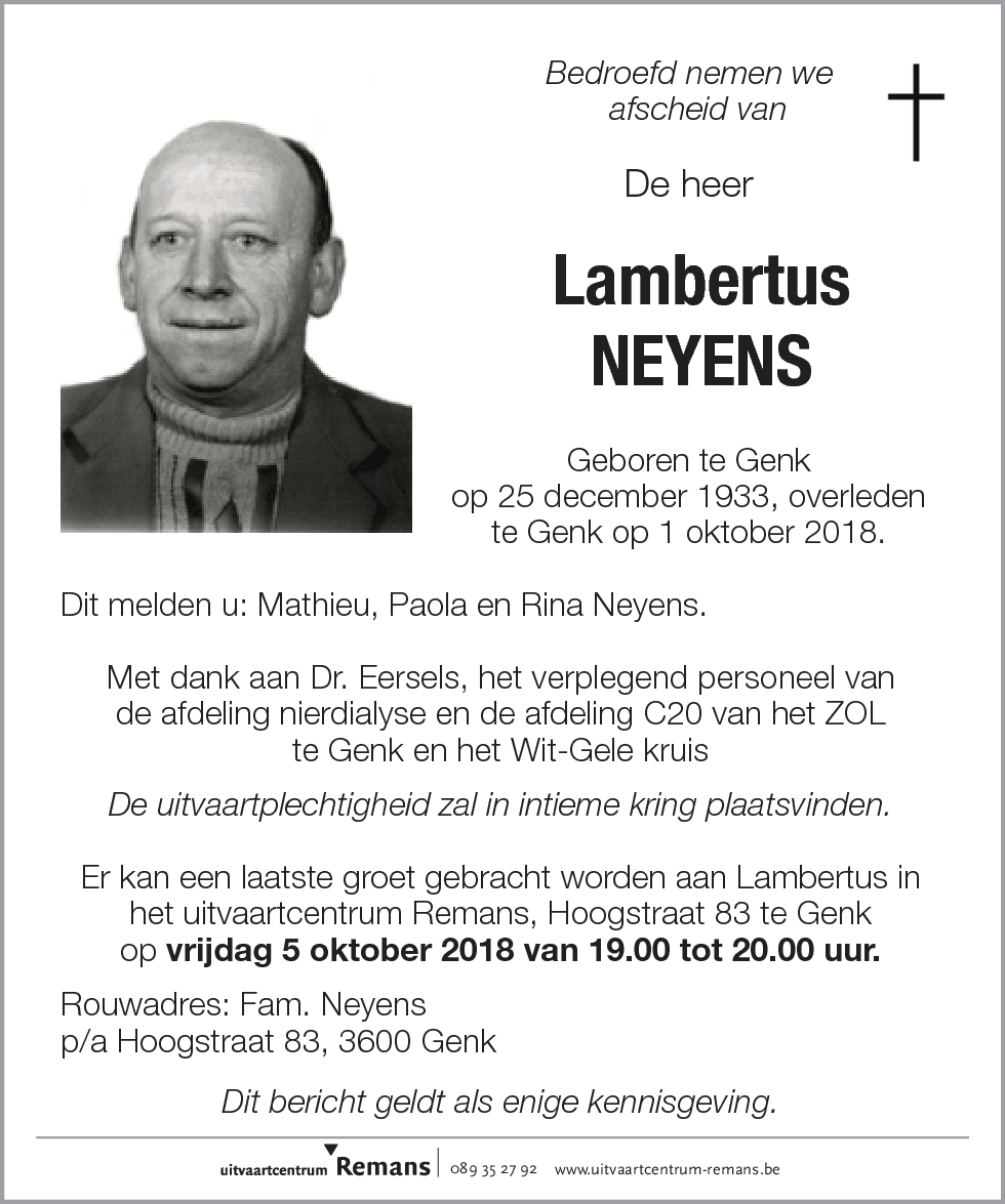 Lambertus Neyens