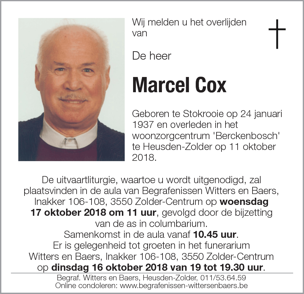 Marcel Cox