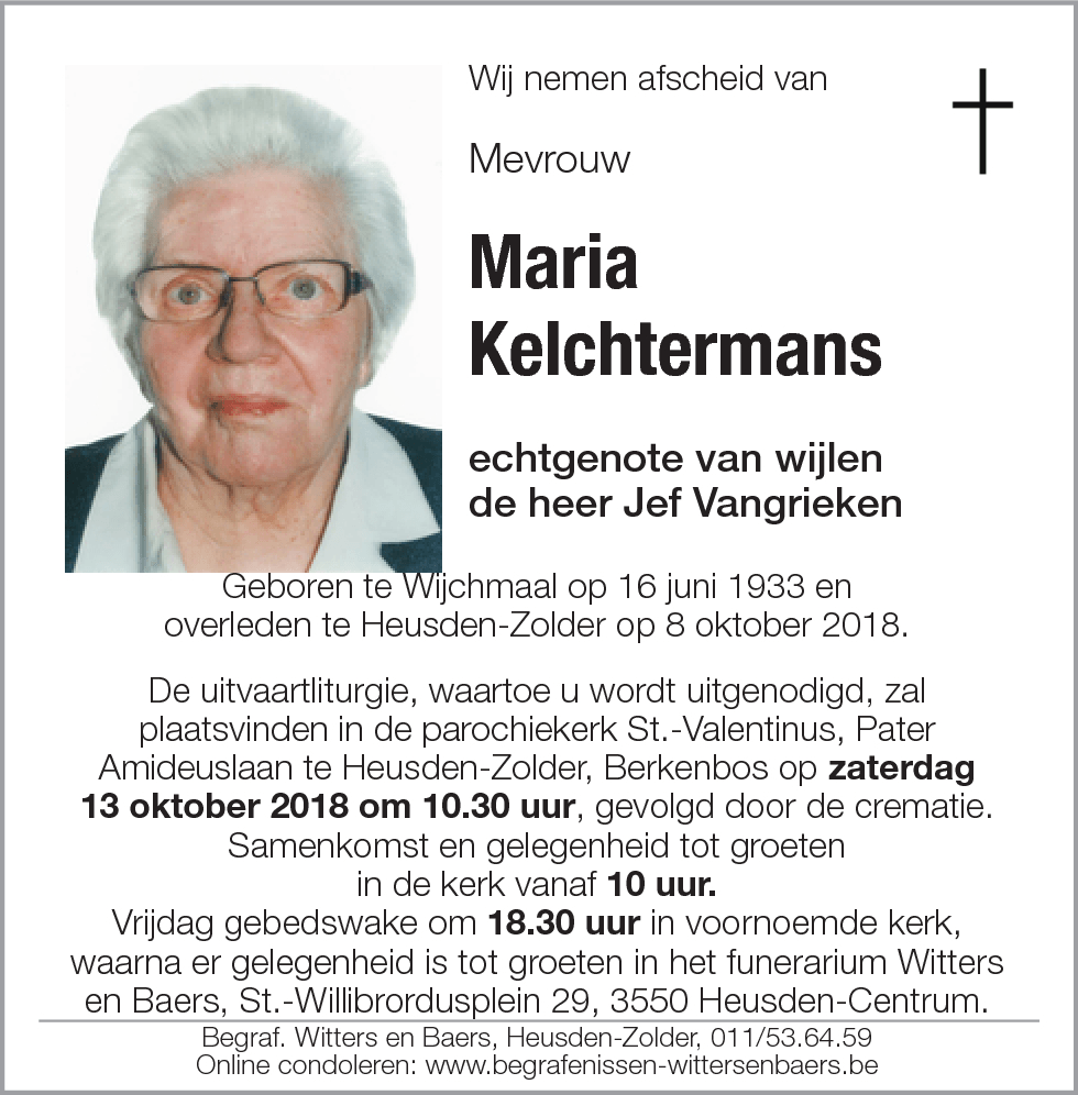 Maria Kelchtermans