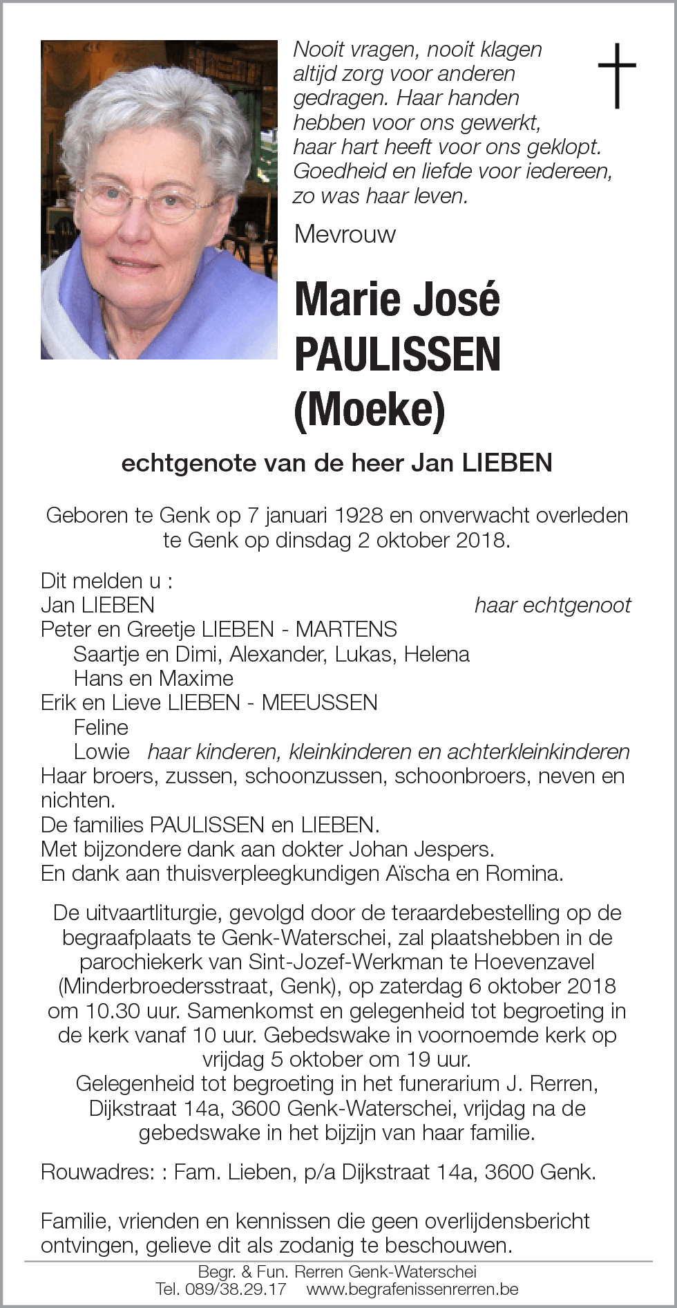 Marie José PAULISSEN