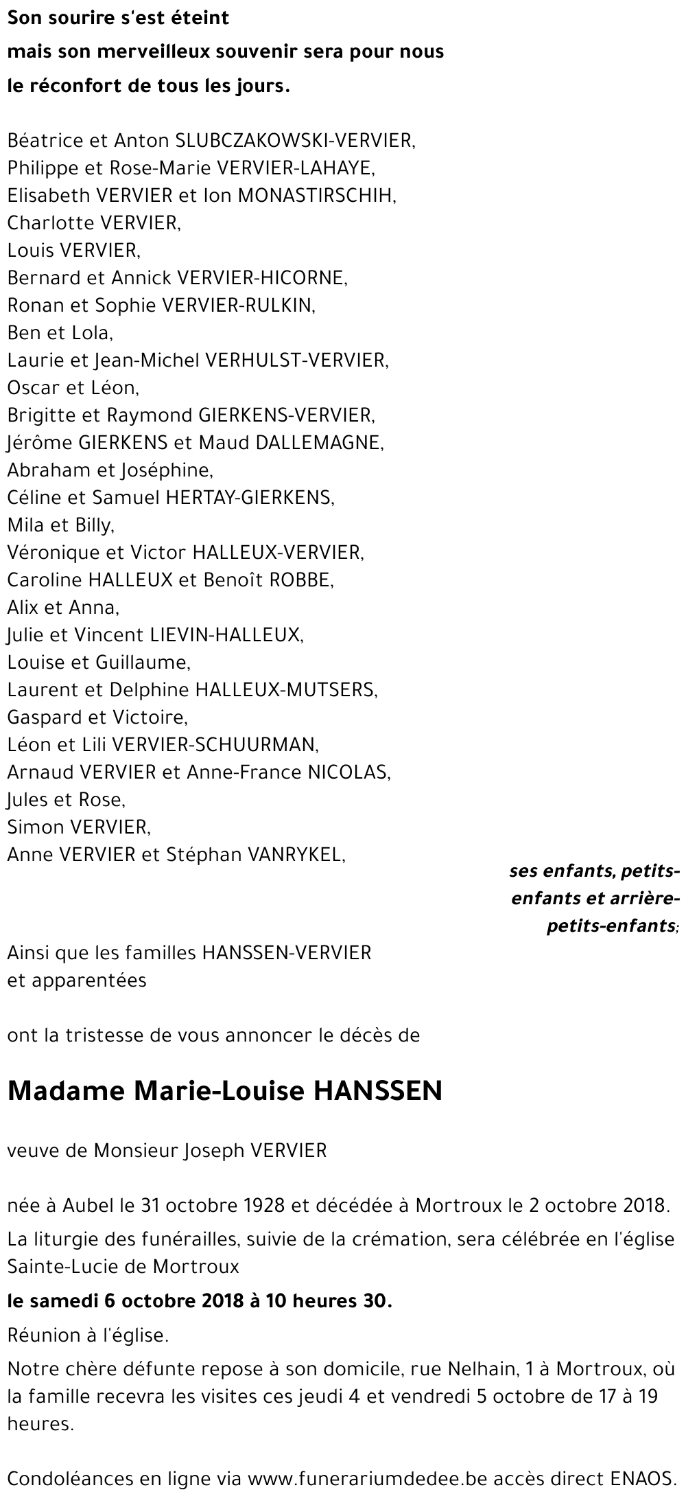 Marie-Louise HANSSEN