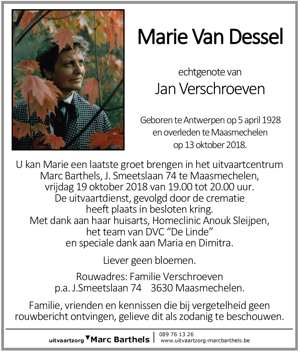 Marie Van Dessel