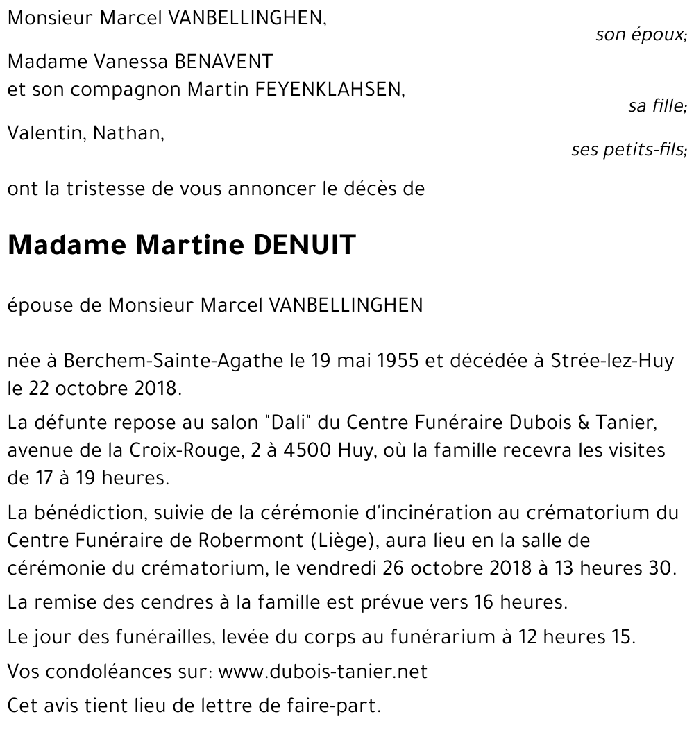 Martine DENUIT