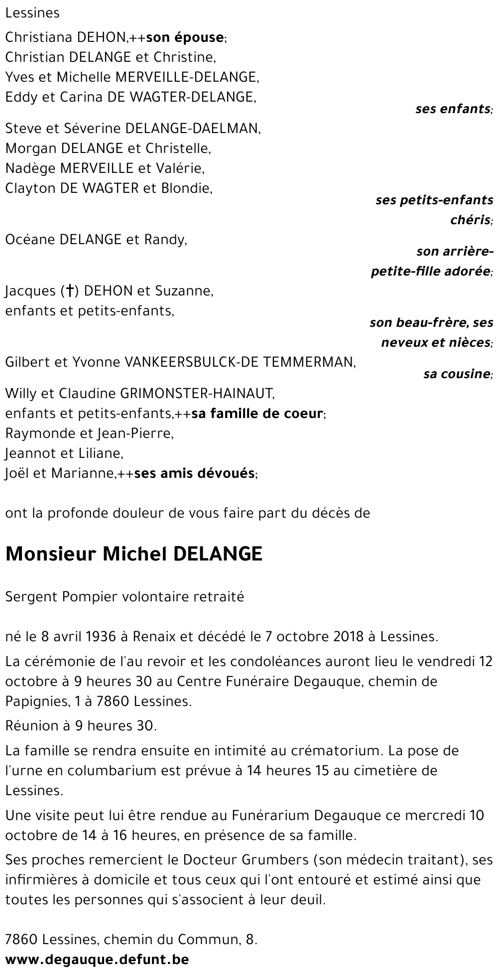 Michel DELANGE