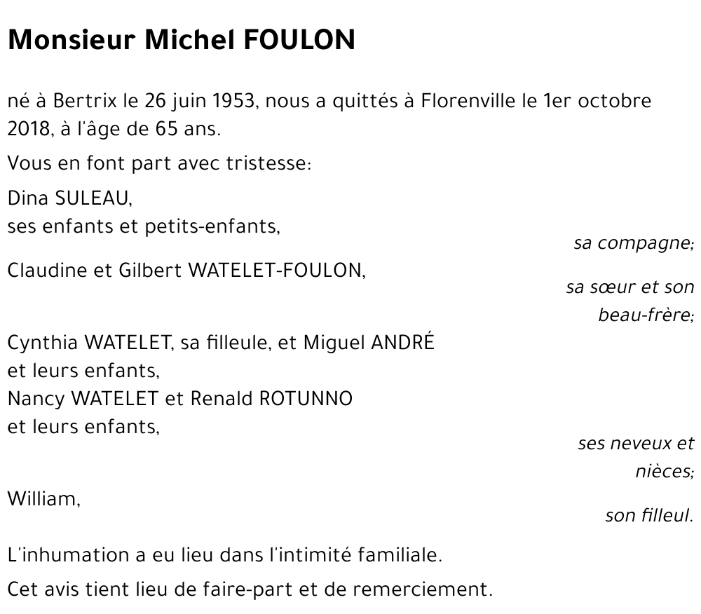Michel FOULON