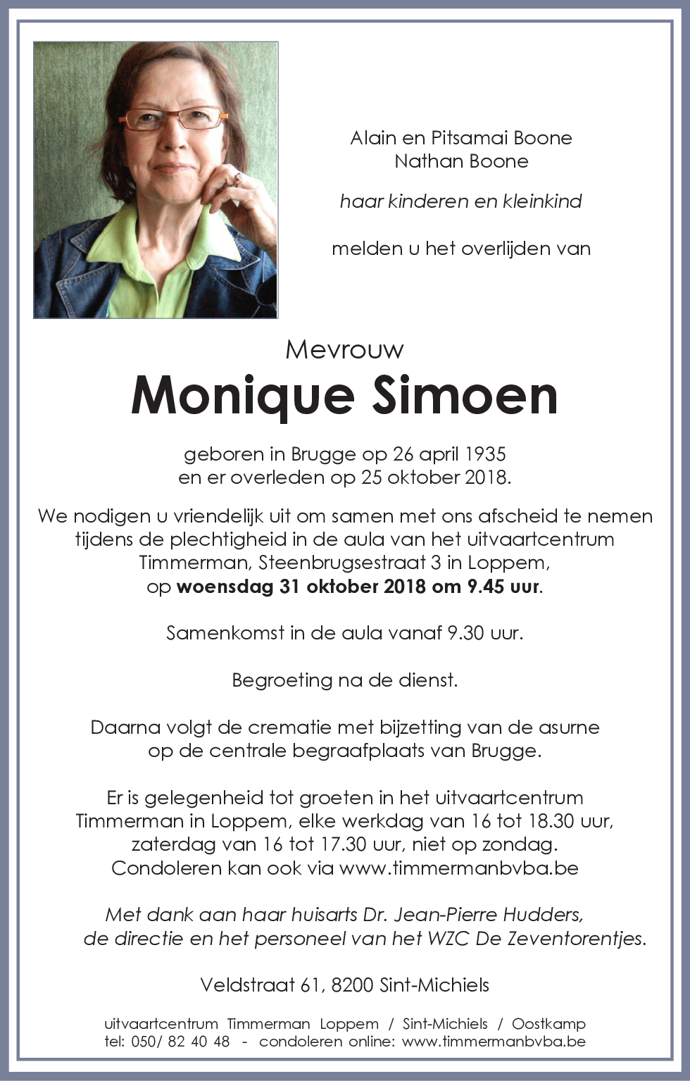 Monique Simoen