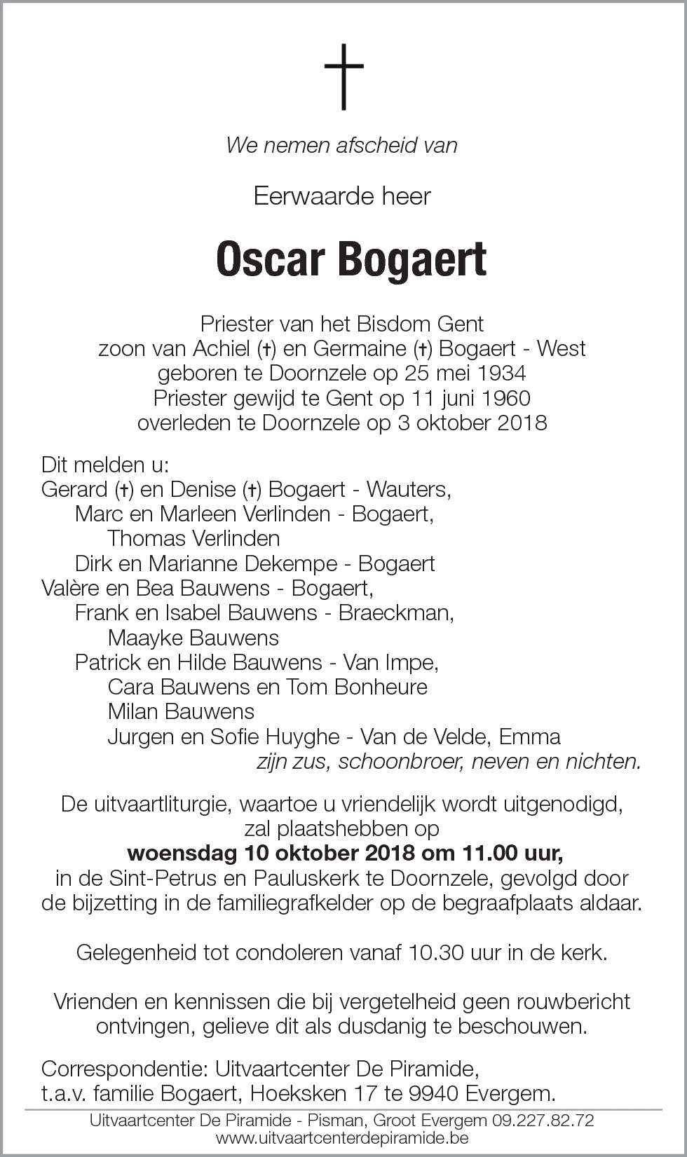 Oscar Bogaert