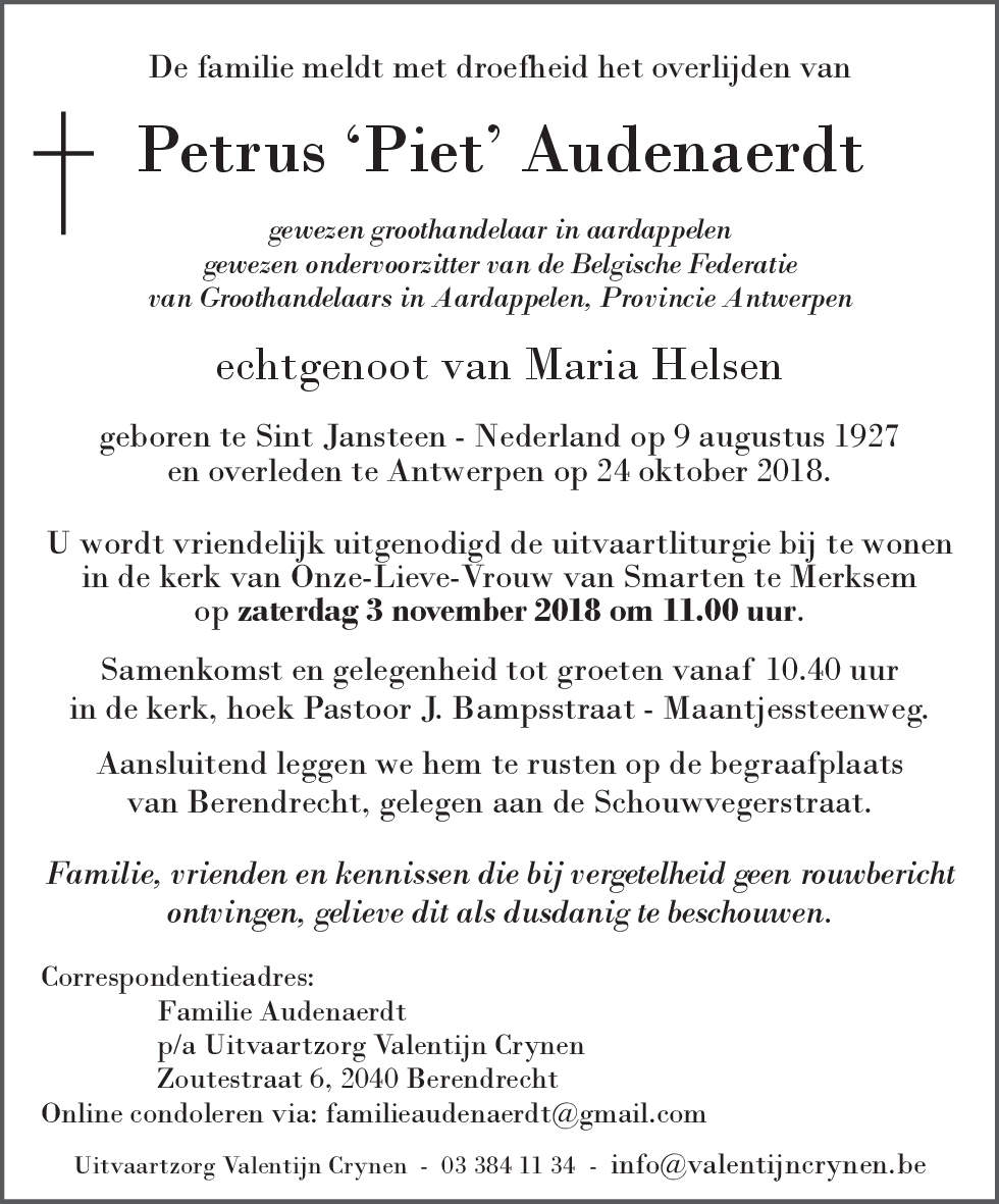 Petrus Audenaerdt