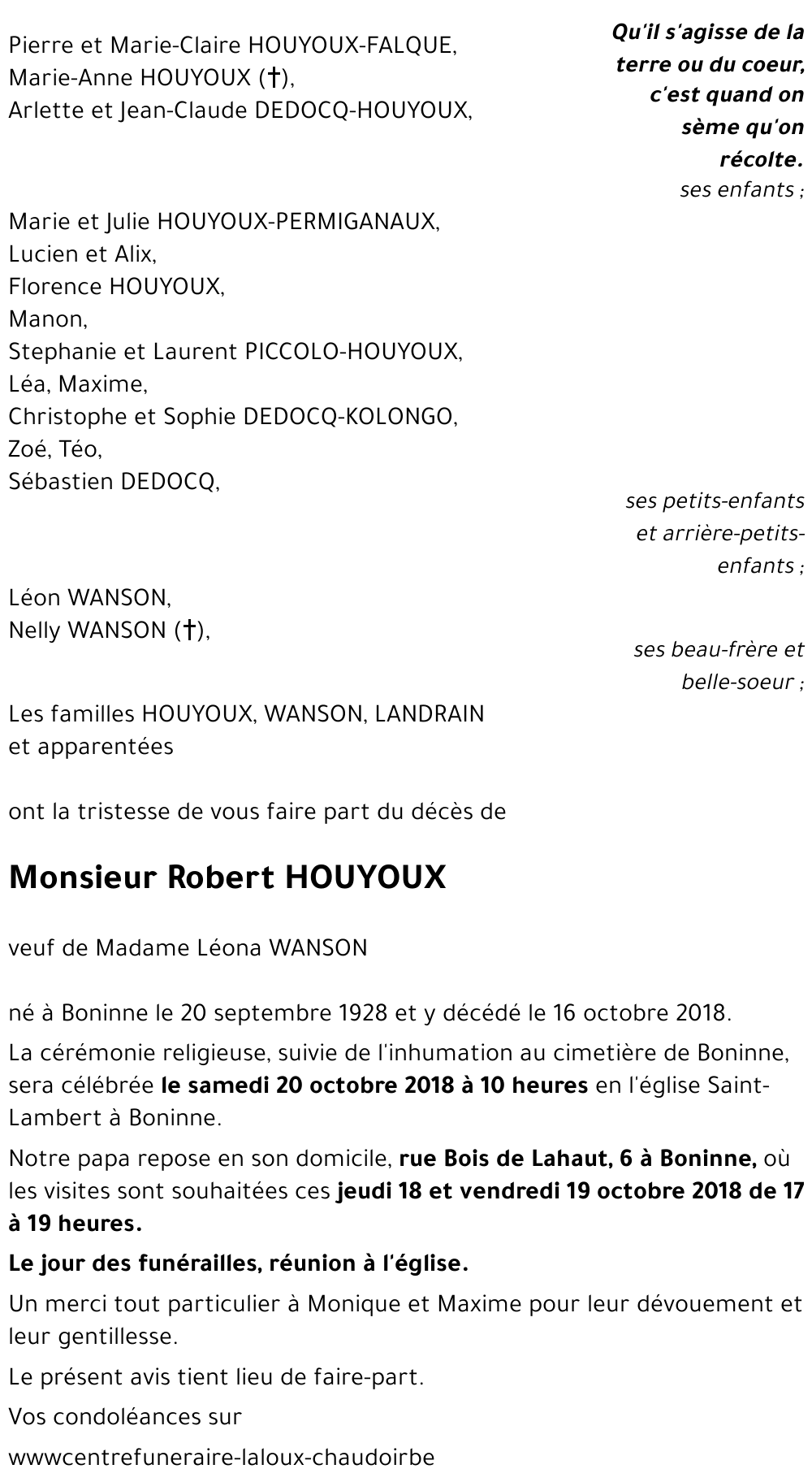Robert HOUYOUX