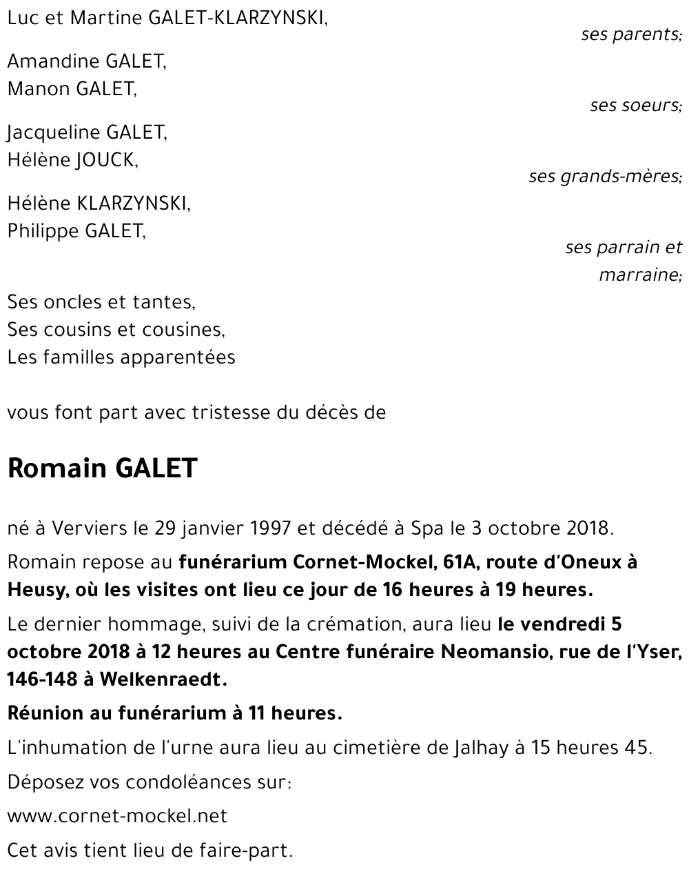 Romain GALET