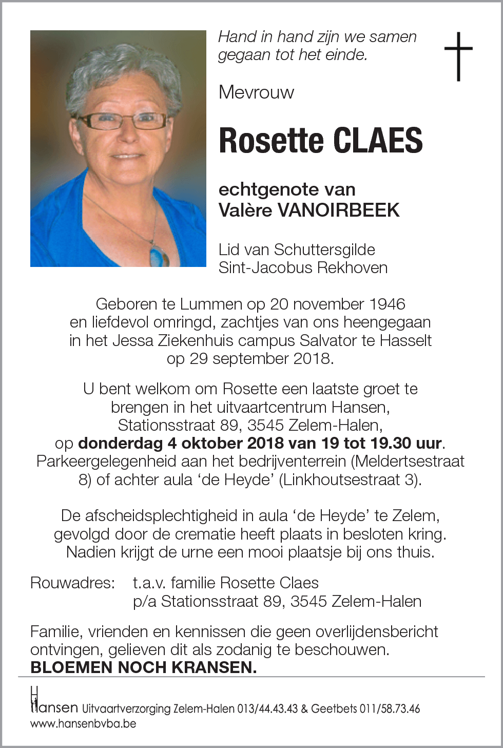 Rosette CLAES