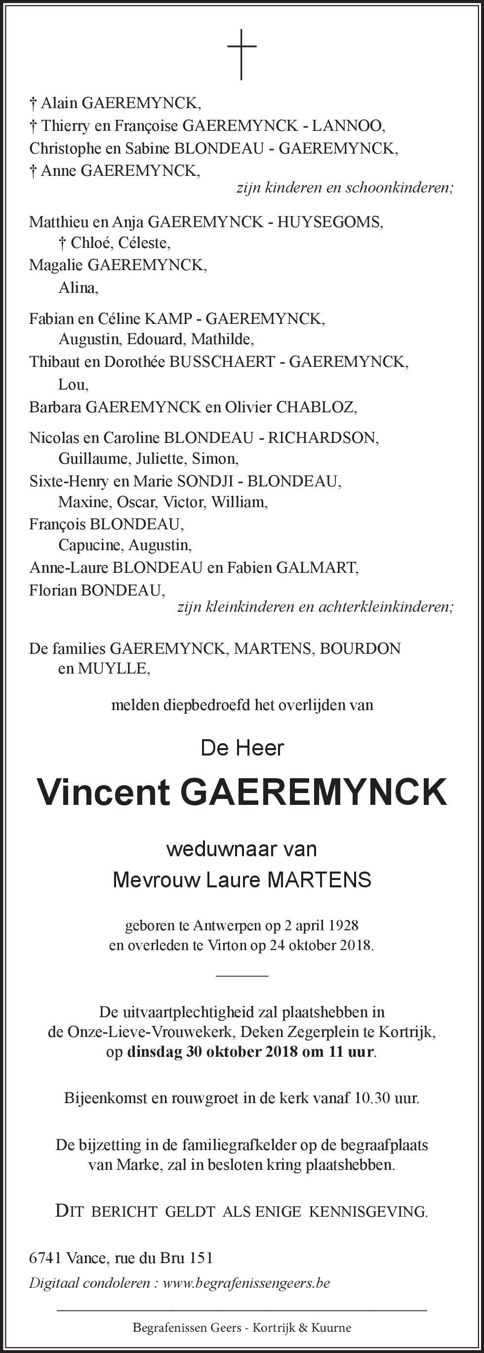 Vincent GAEREMYNCK