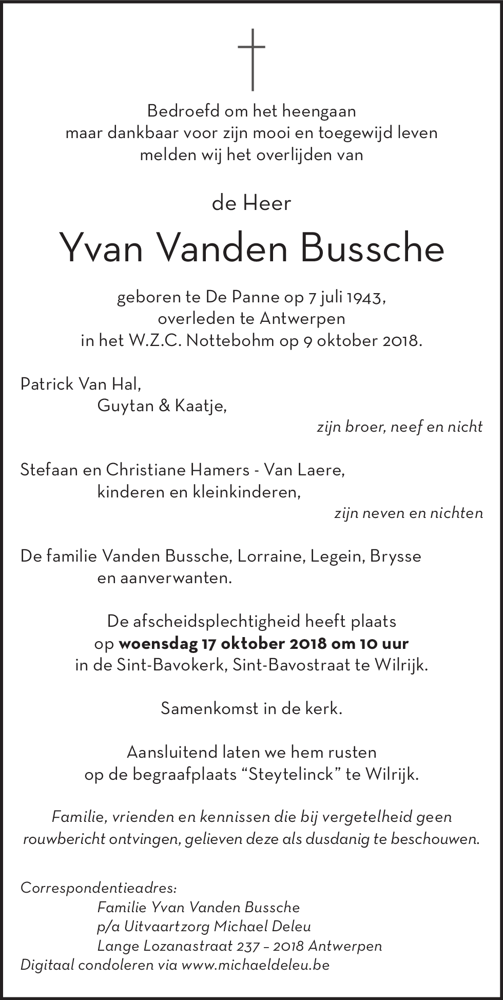Yvan Vanden Bussche