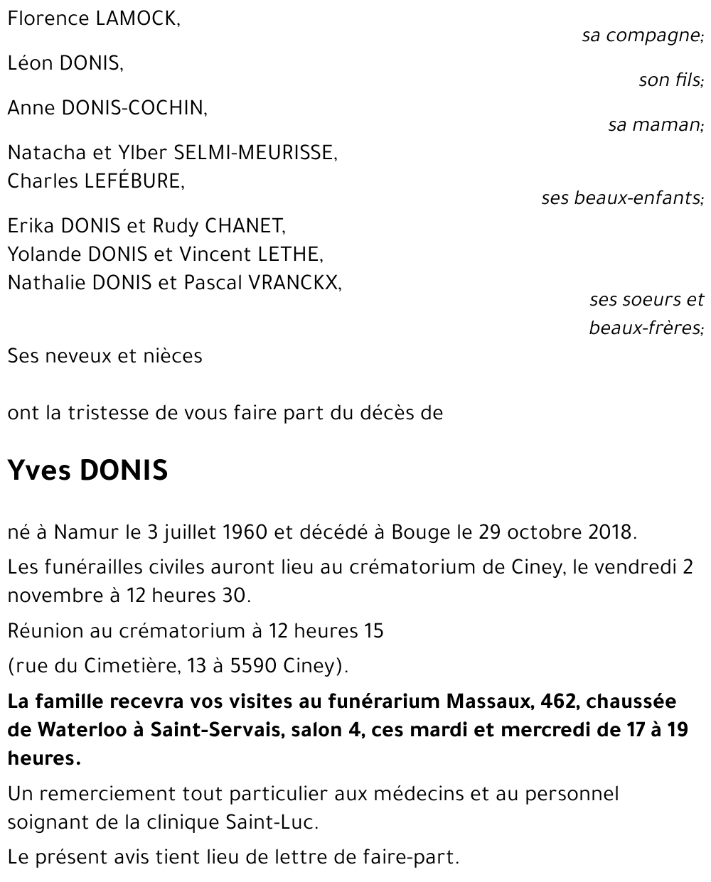 Yves DONIS