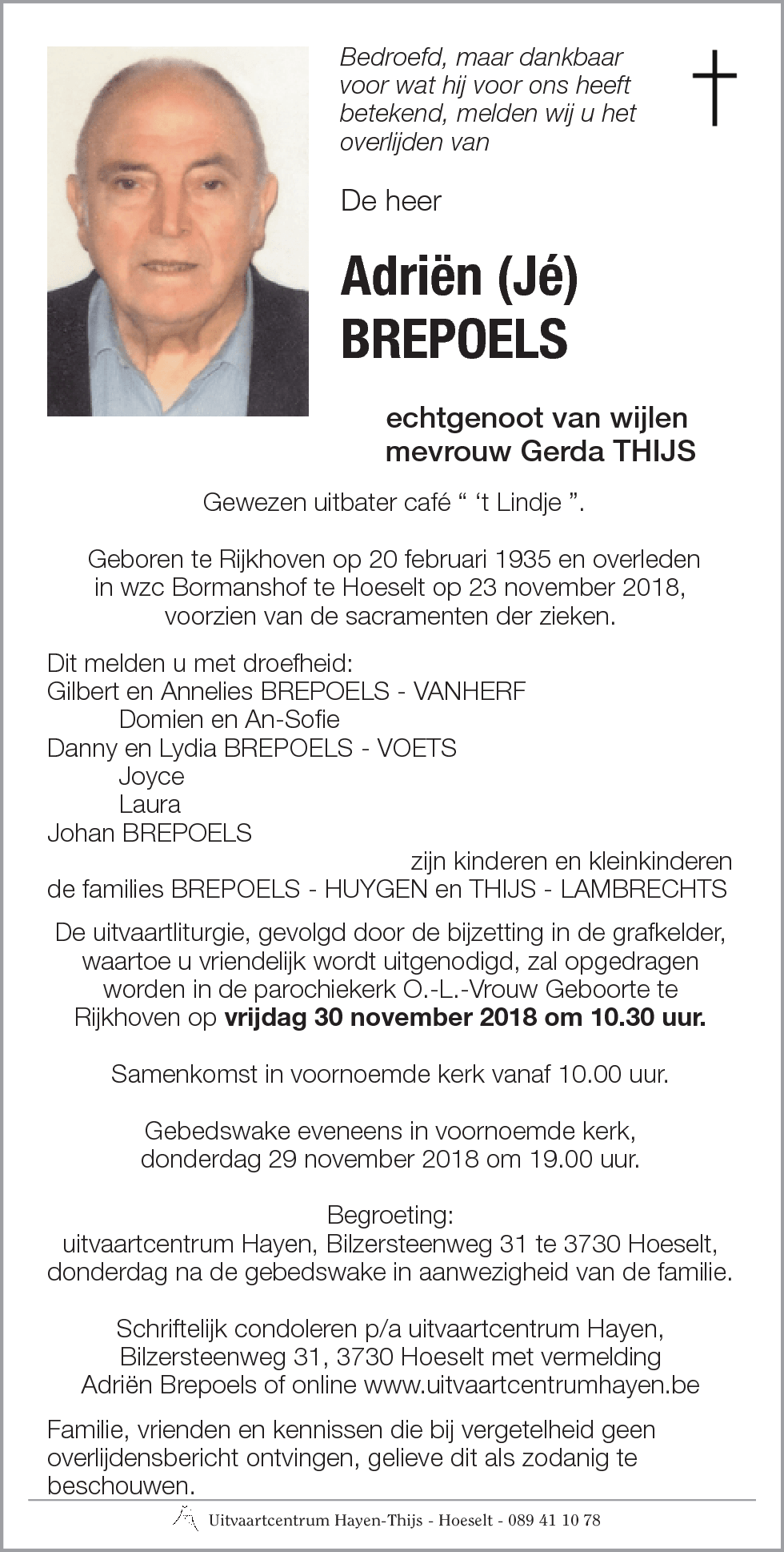 Adriën (Jé) BREPOELS