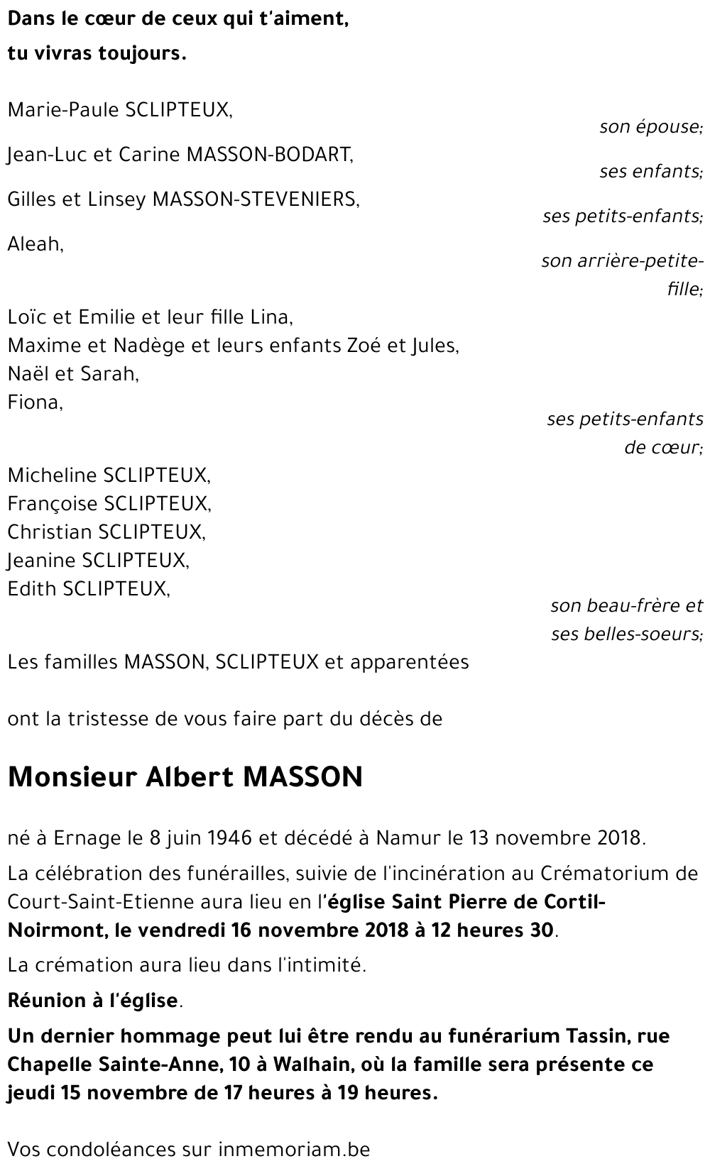 Albert MASSON