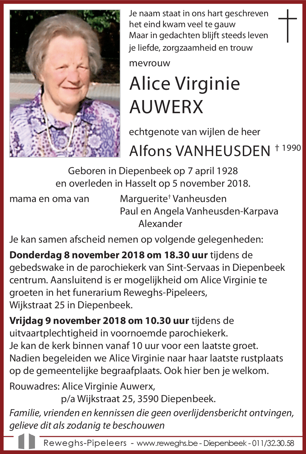 Alice Virginie Auwerx
