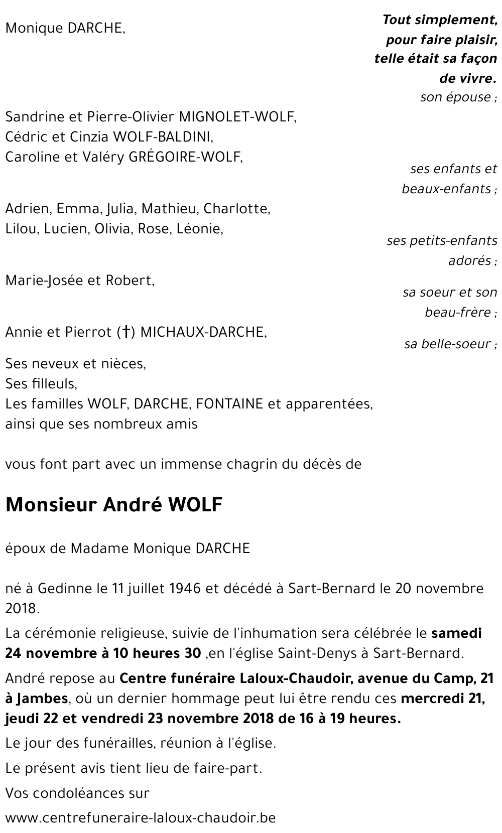 André WOLF