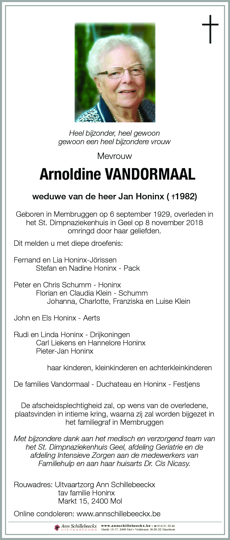 Arnoldine Vandormaal