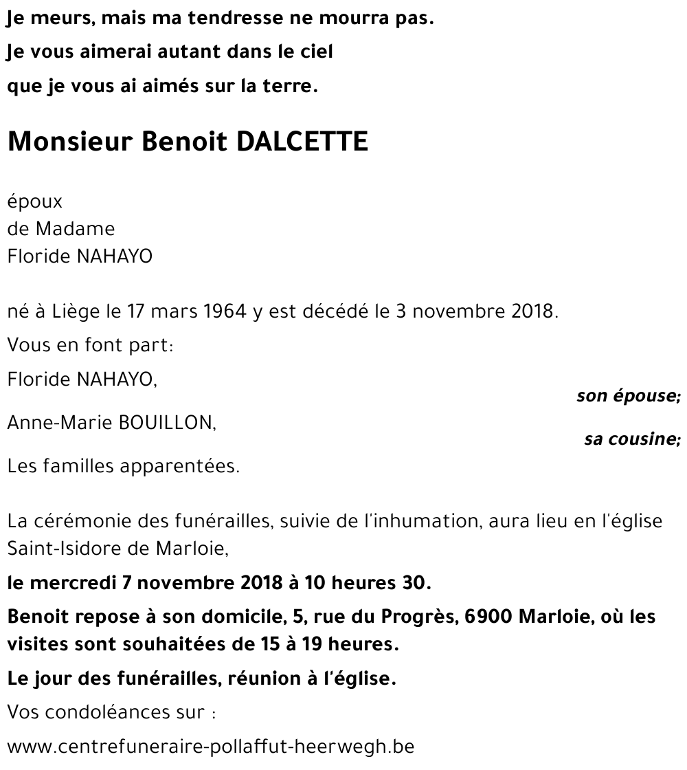 Benoit DALCETTE