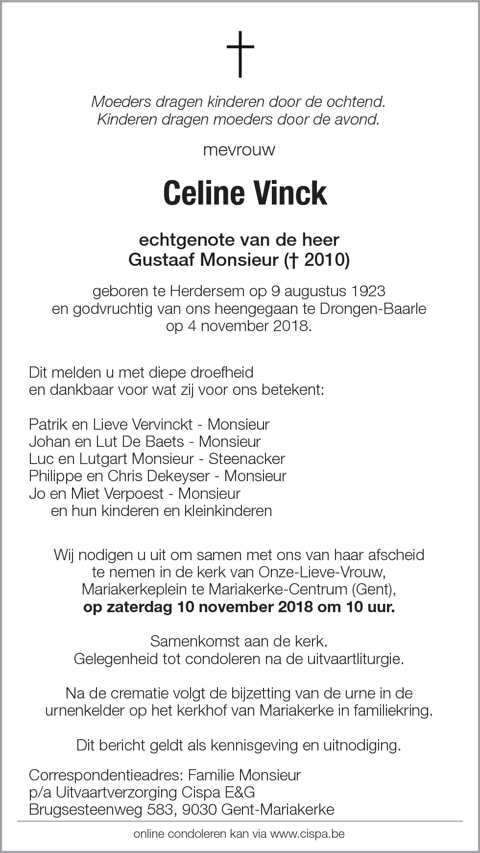 Celine Vinck