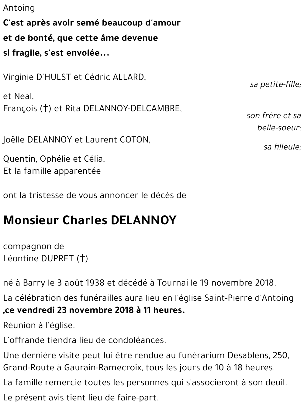Charles DELANNOY