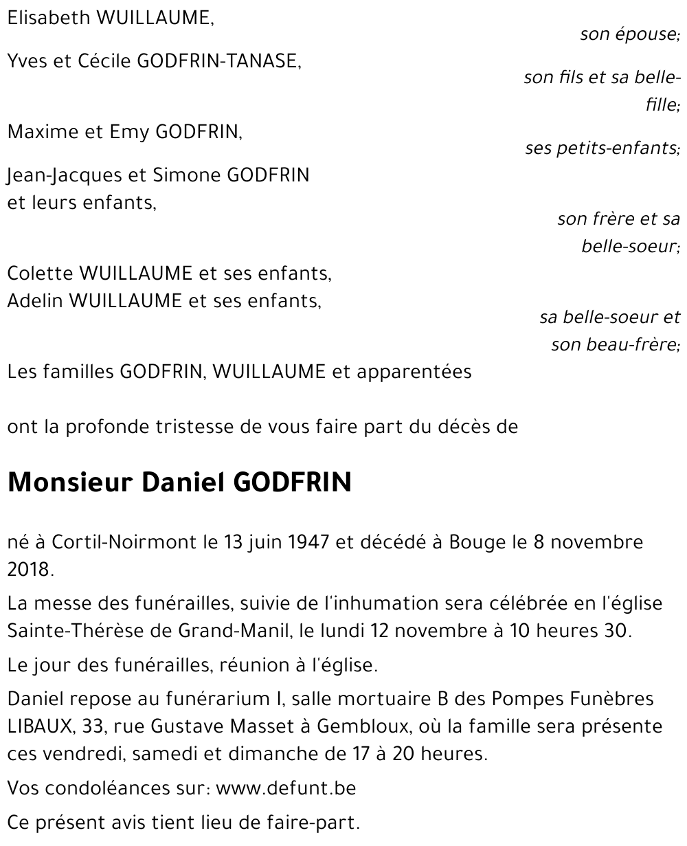 Daniel GODFRIN