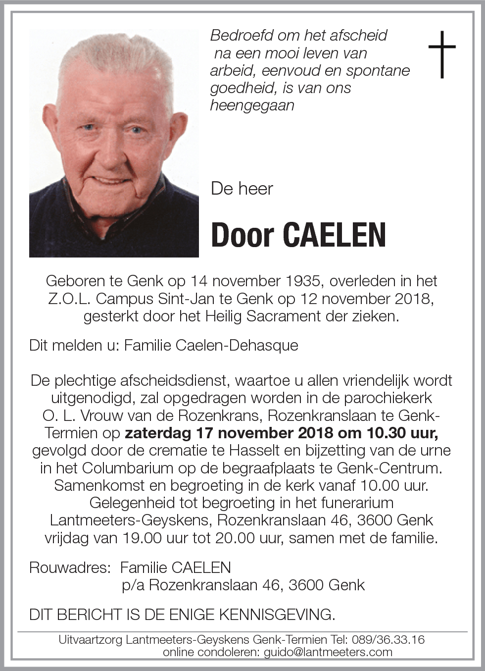 Door CAELEN