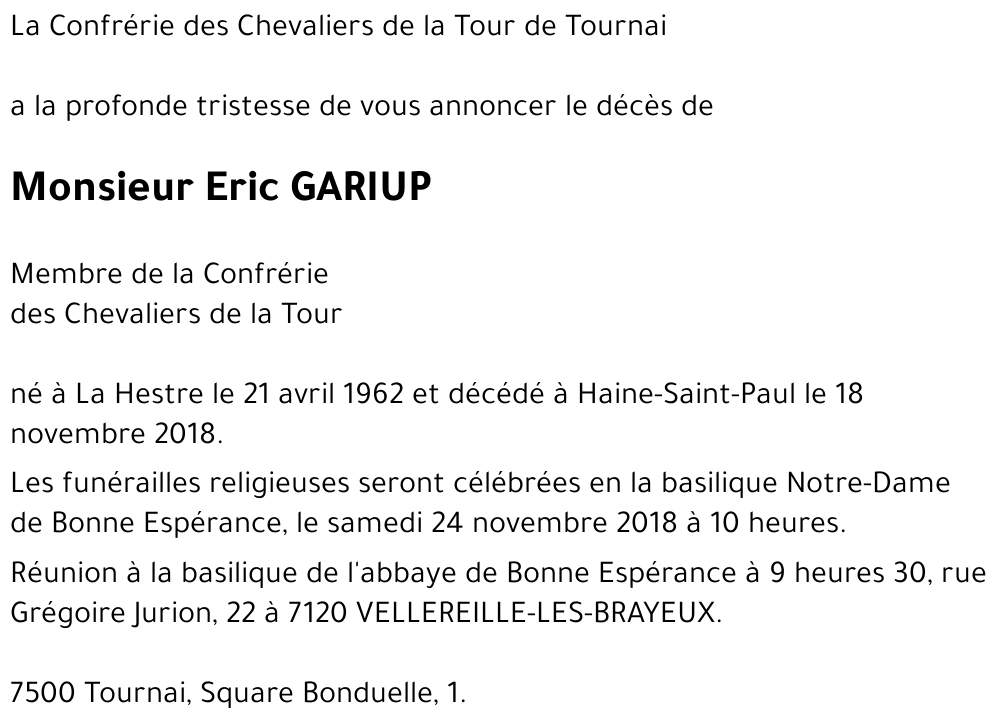 Eric GARIUP