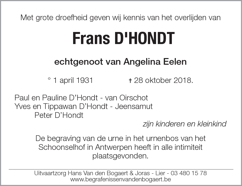 Frans D'Hondt