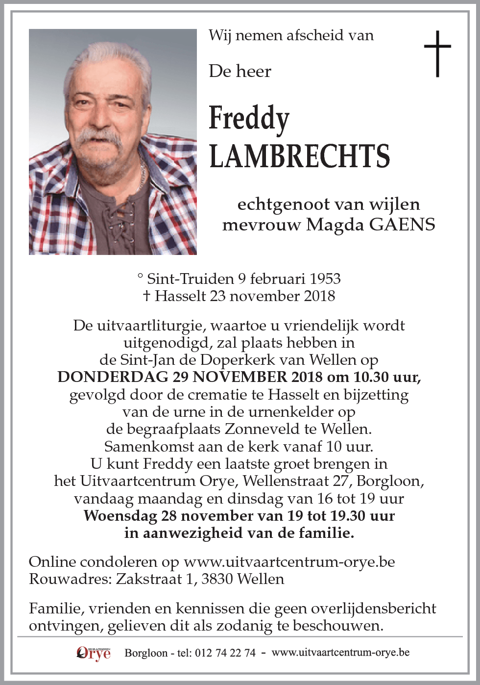 Freddy Lambrechts