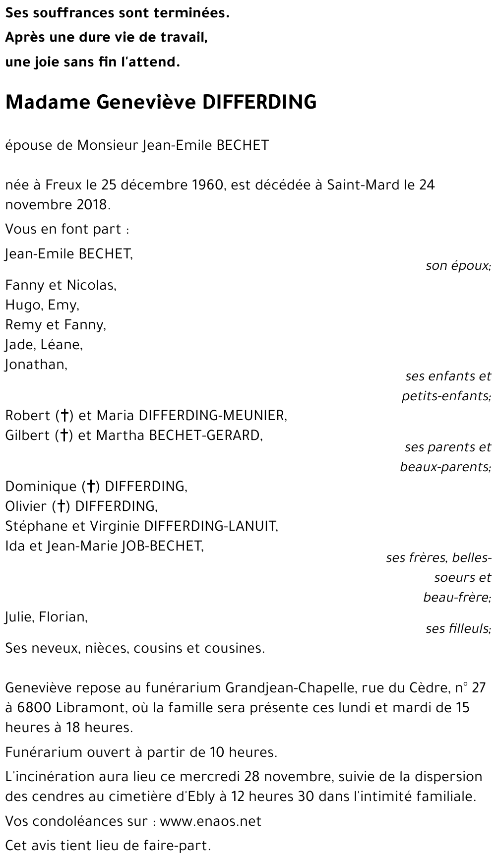 Geneviève DIFFERDING