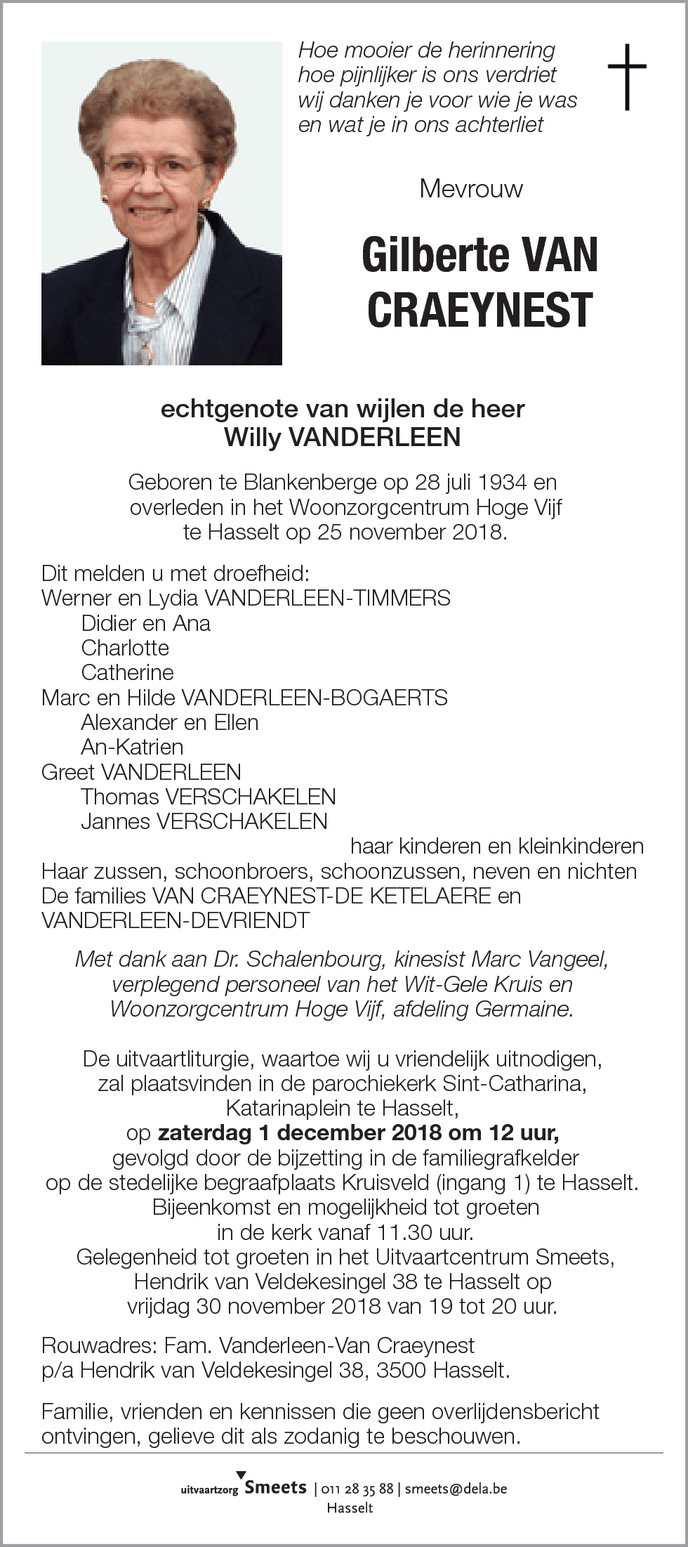 Gilberte Van Craeynest