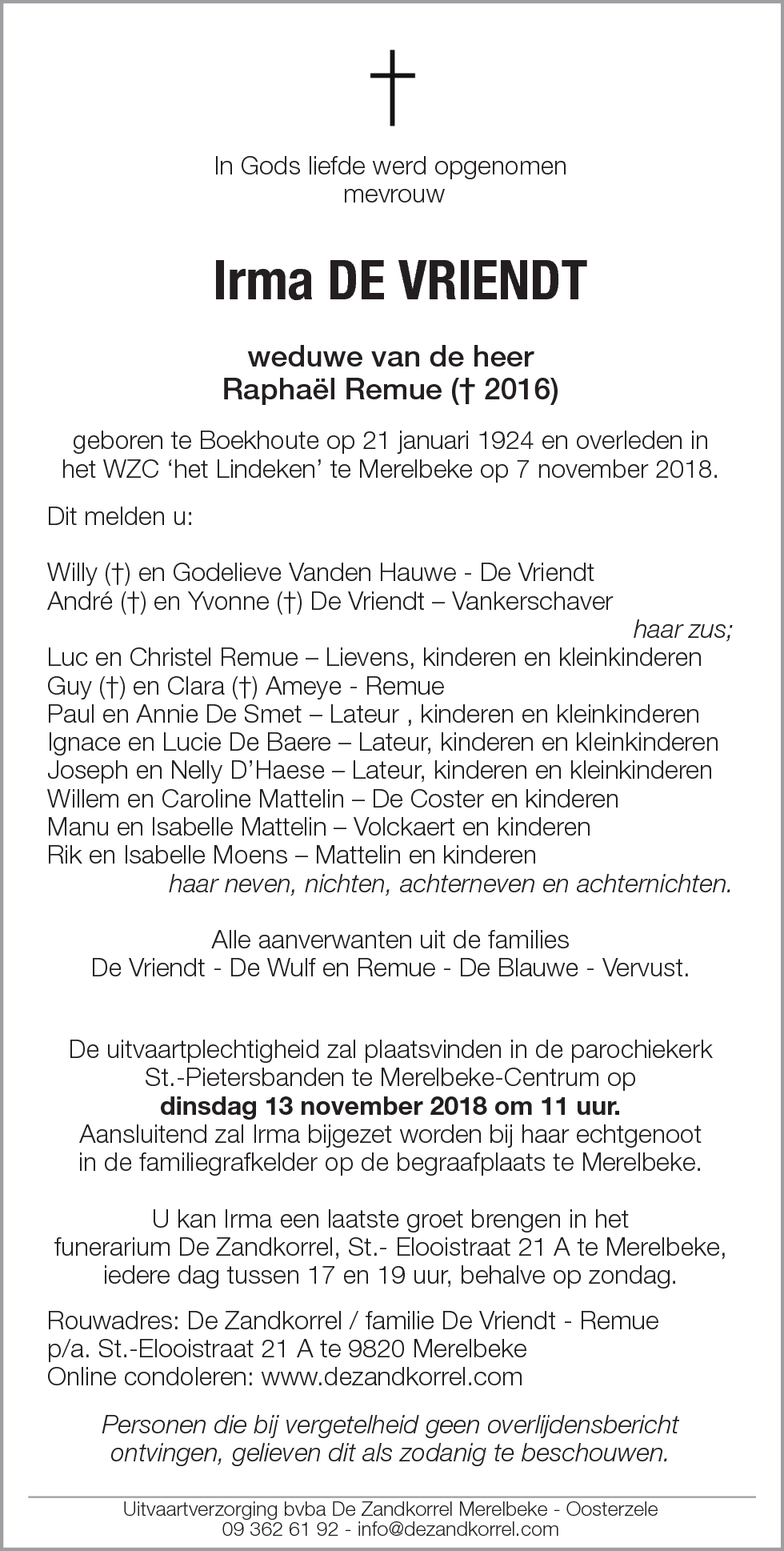 Irma De Vriendt