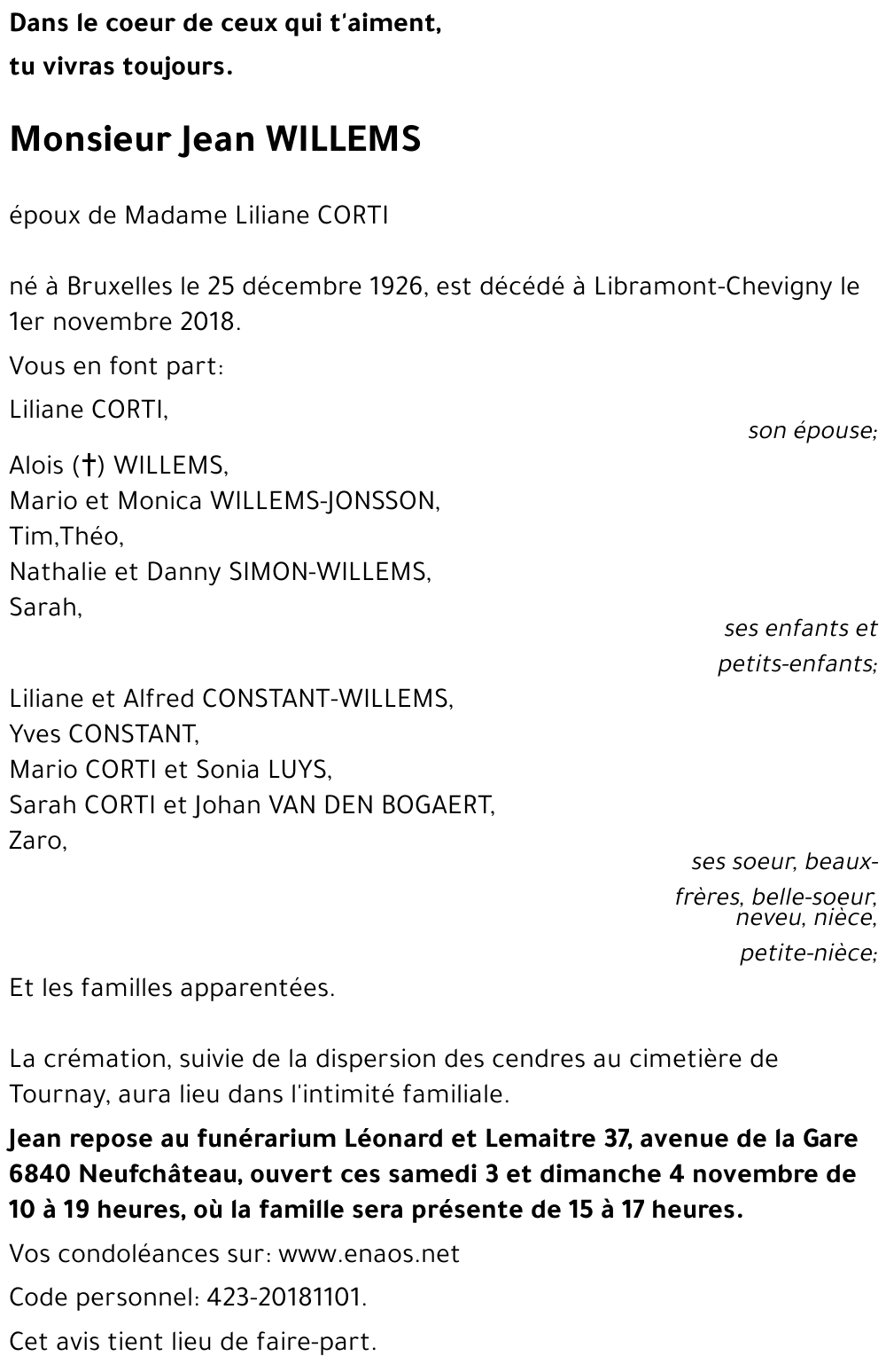 Jean WILLEMS