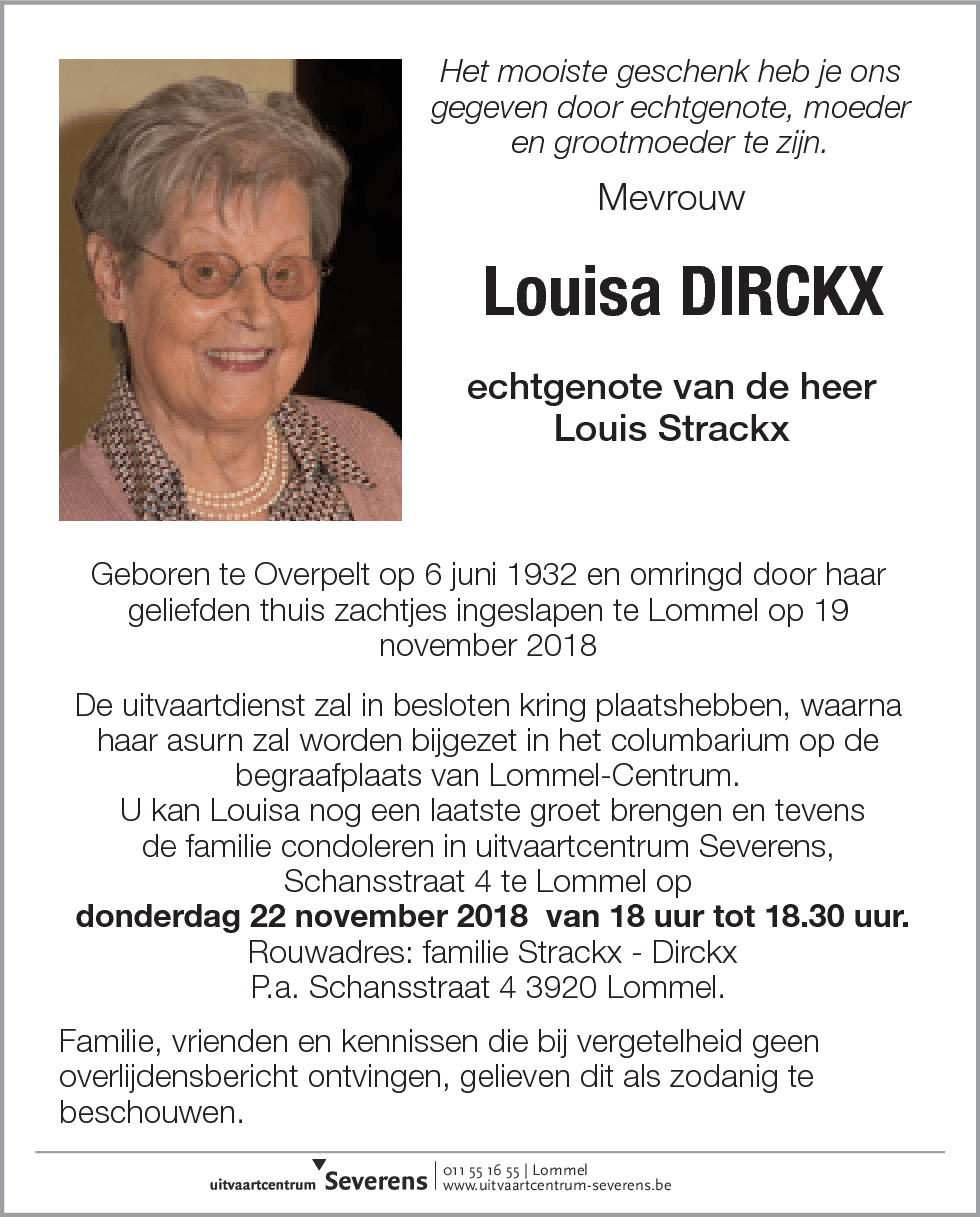 Louisa Dirckx