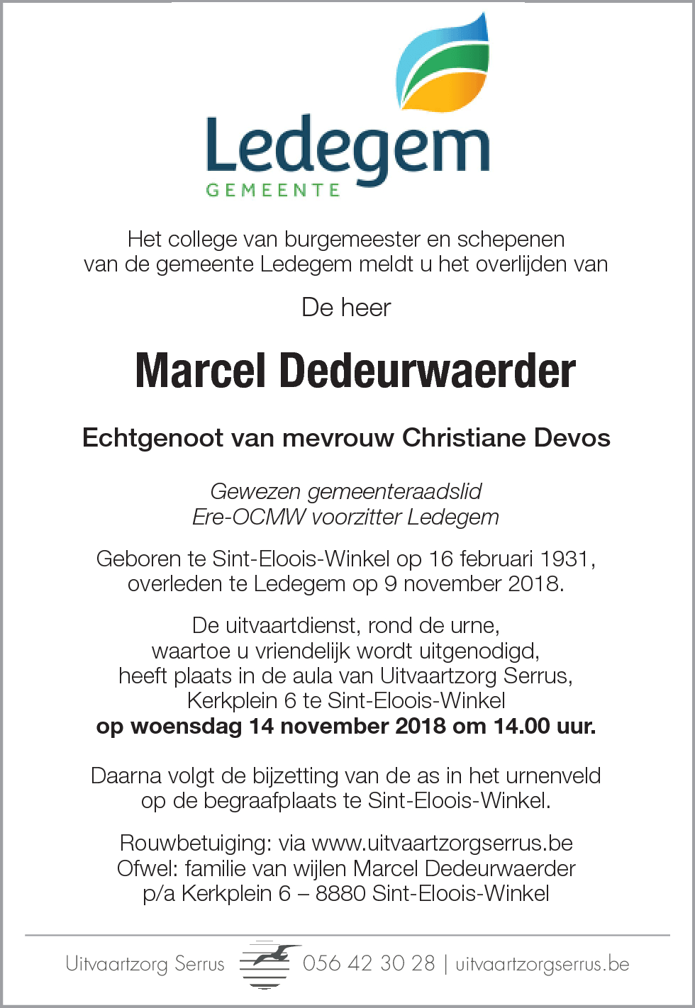 Marcel Dedeurwaerder