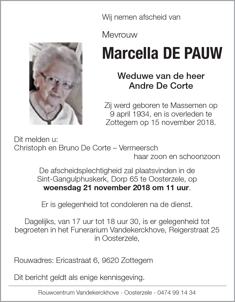 Marcella De Pauw