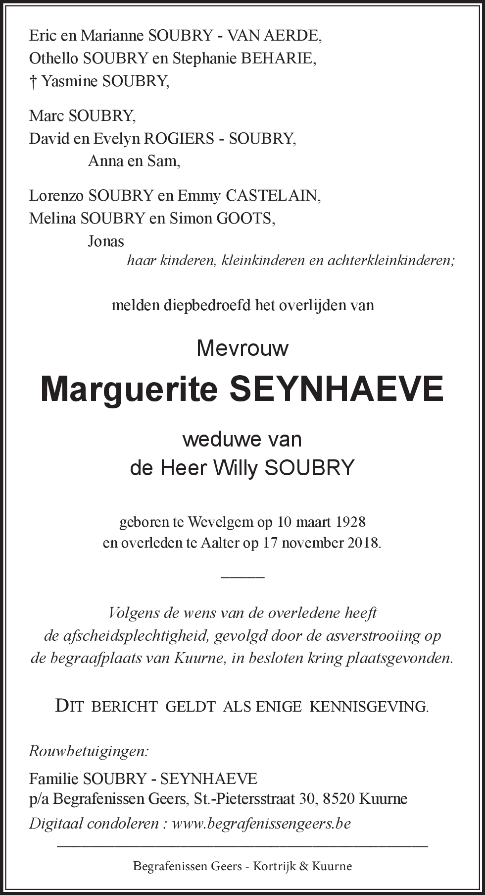 Marguerite SEYNHAEVE