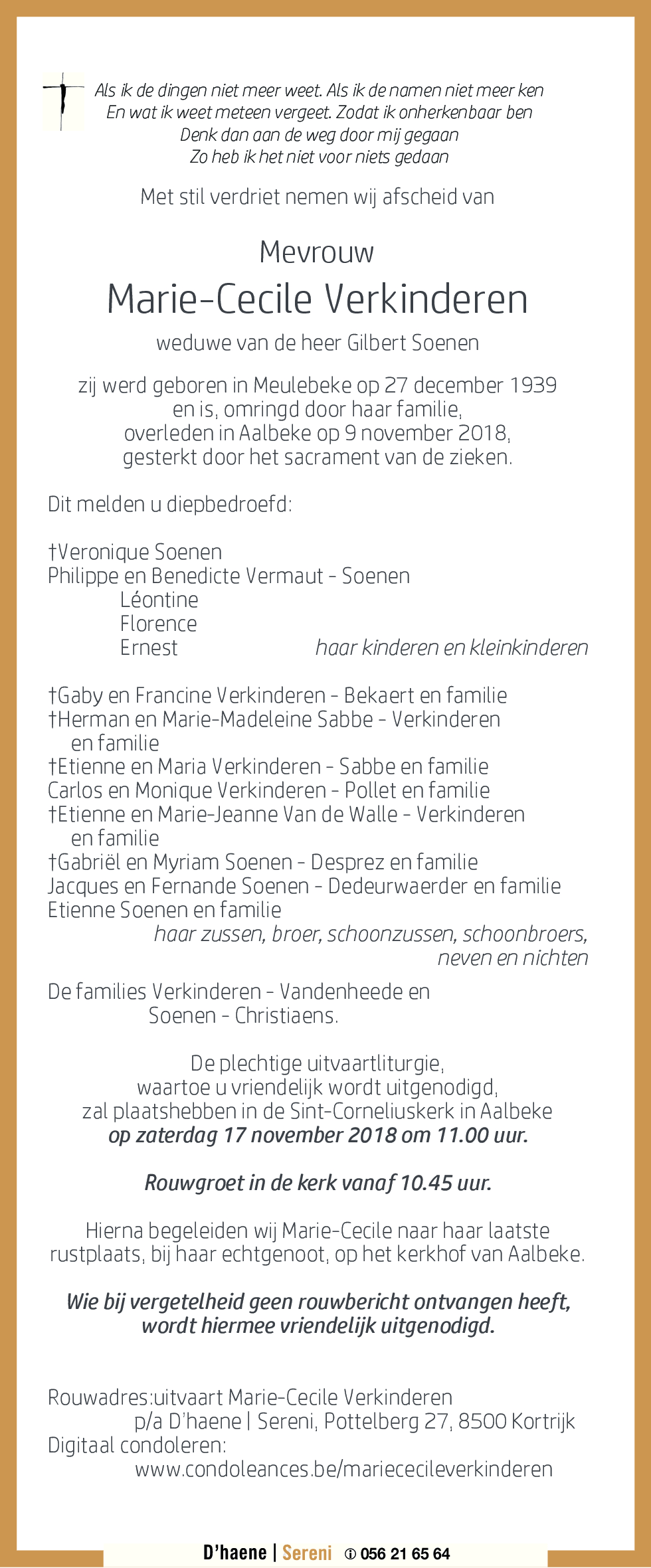 Maria-Cecilia Verkinderen