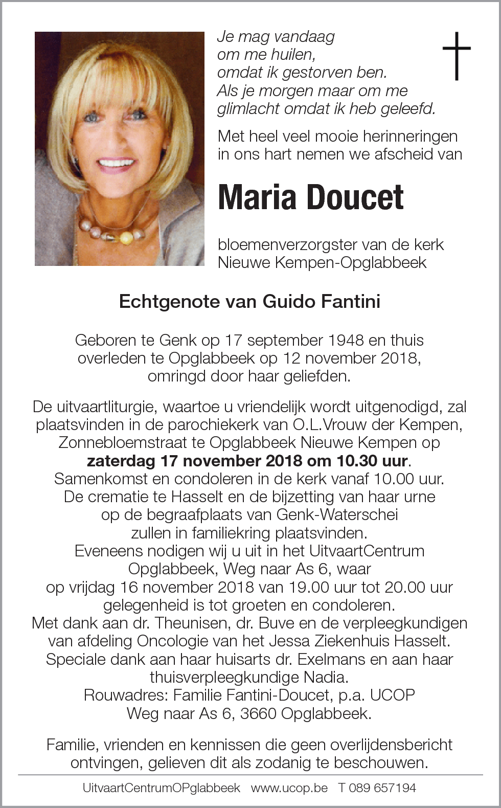 Maria Doucet