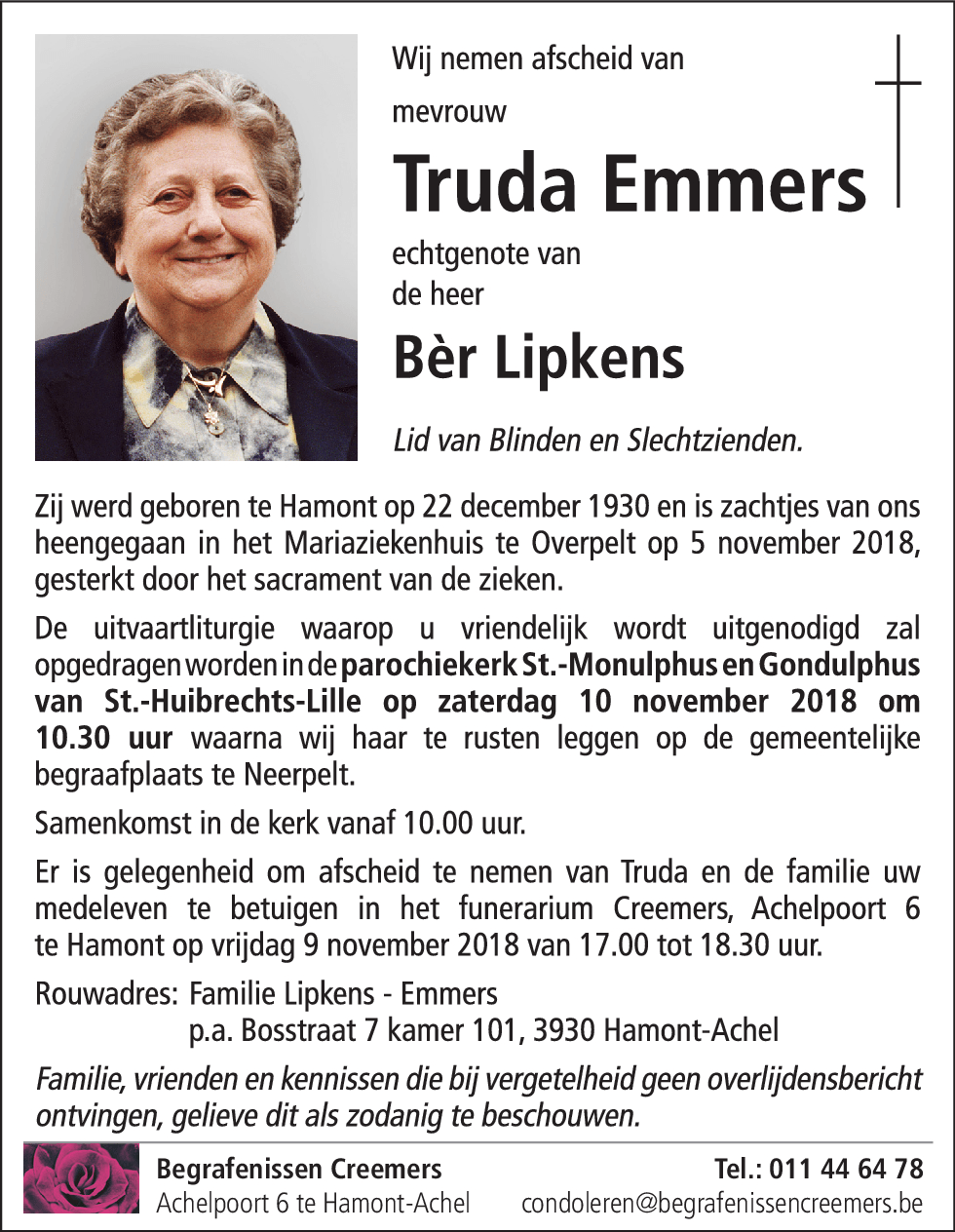 Maria Gertruda Emmers