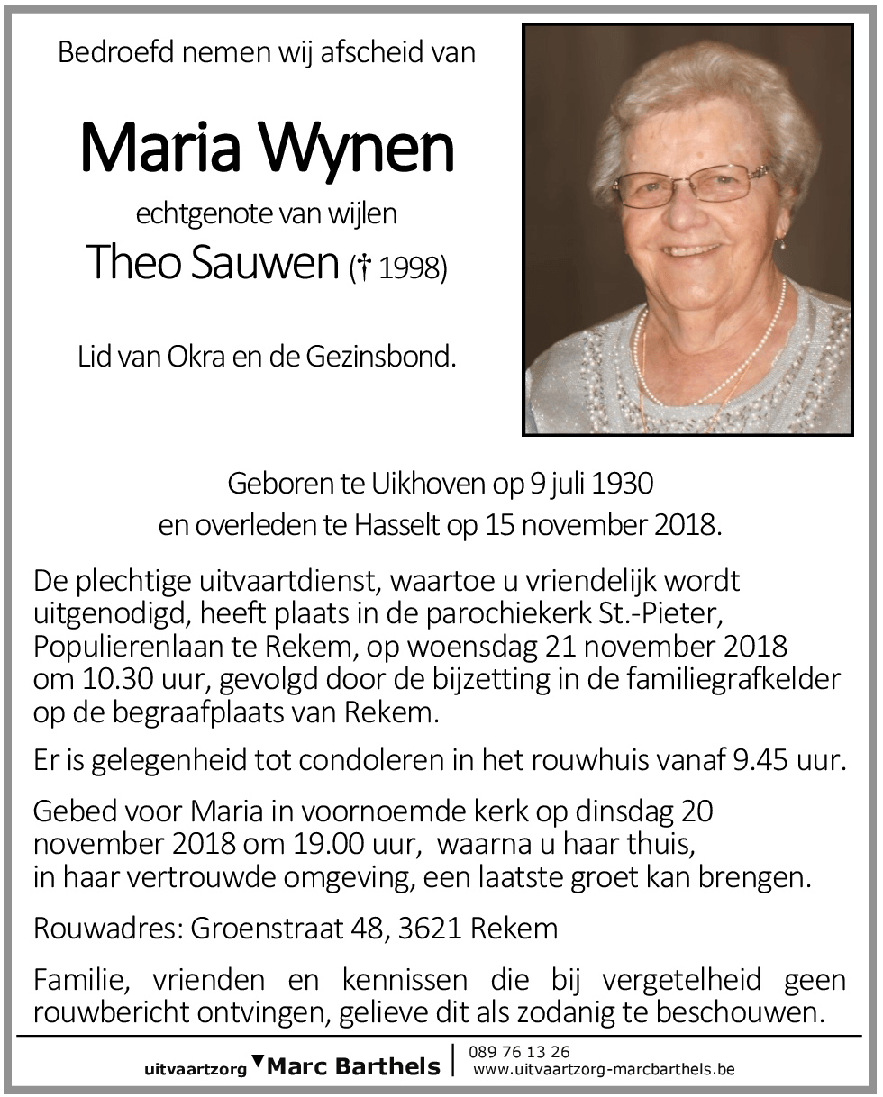 Maria Wynen