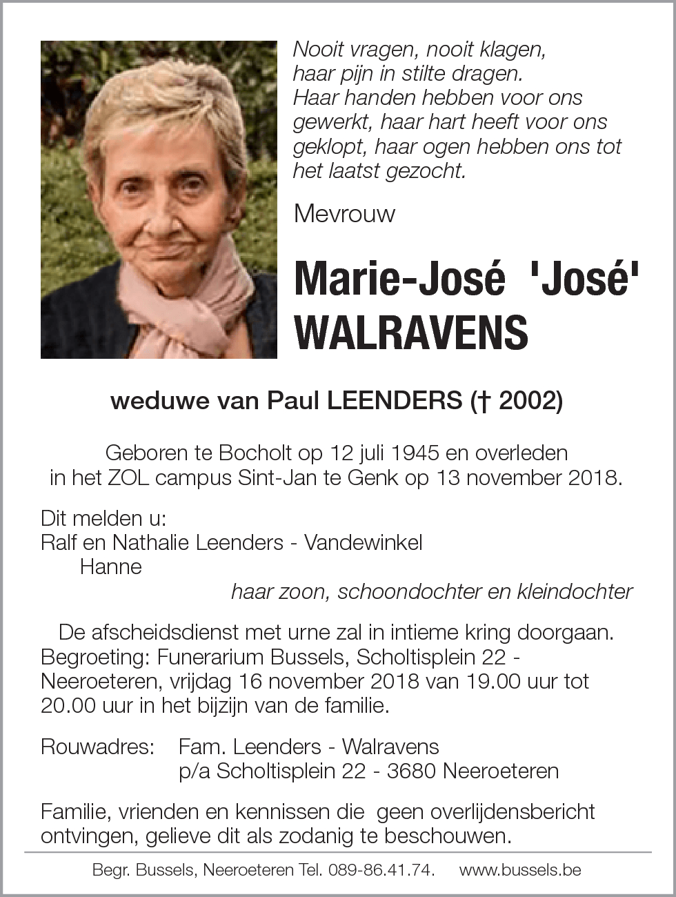 Marie-José WALRAVENS